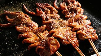 特斯特水產品保水劑制作調理魷魚串